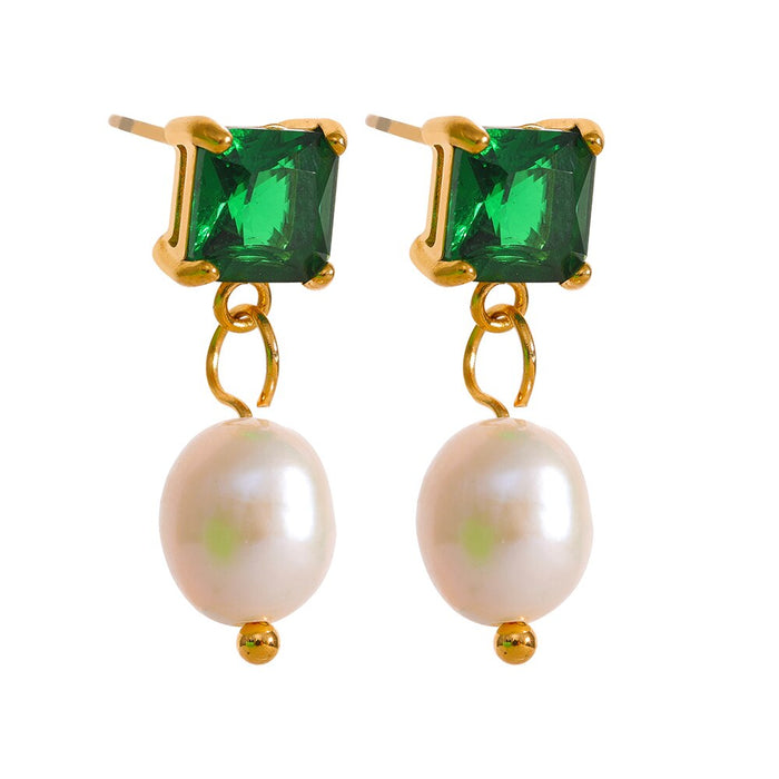 Unique Earrings with Crystals and Pearls