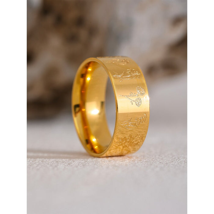 Classic Designer Golden Ring for Woman