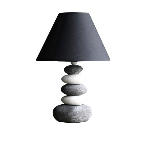 Stone Design Grey Table Lamp for Home and Office