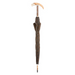 warthog tusk camouflage umbrella with wooden shaft 