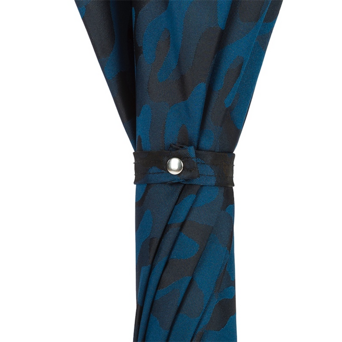 best unique navy blue camo umbrella with bamboo handle