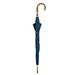 designer blue check umbrella wooden handle 