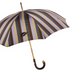 classic chestnut striped umbrella with knob handle