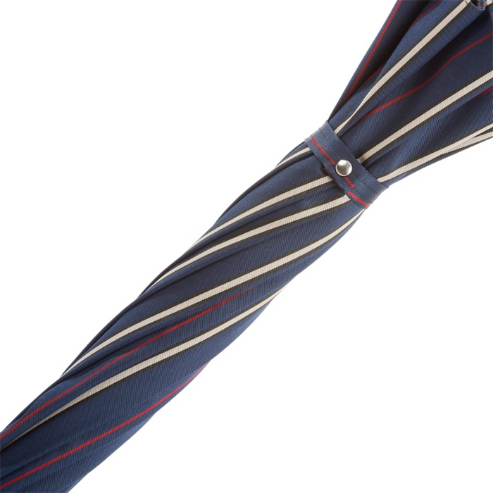 sophisticated men's umbrella striped leather 