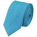 Turquoise Cotton Necktie for Men - Classy and Stylish Accessory