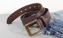 Soft Full-grain Leather Belt For Men, Enrico Model