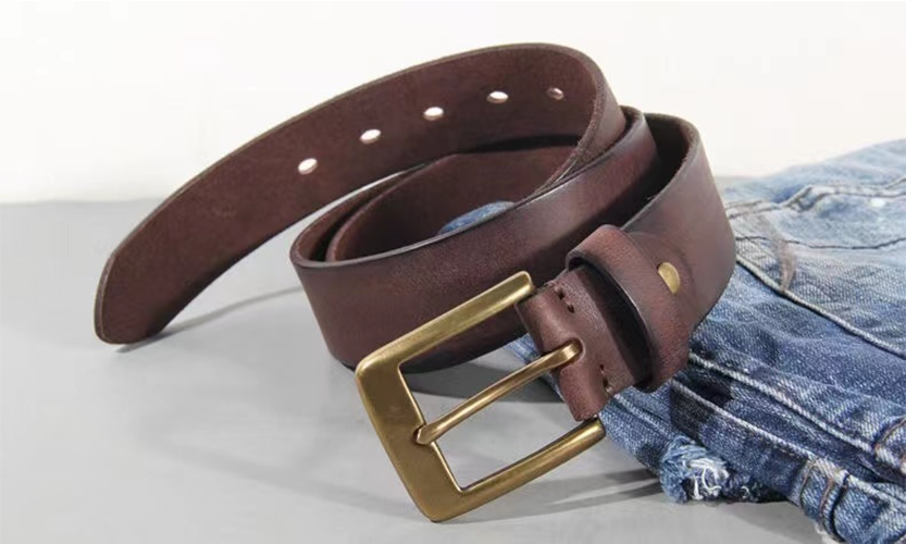 Soft Full-grain Leather Belt For Men, Enrico Model