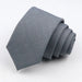 Solid Grey Skinny Tie for Men - Classy and Elegant Accessory