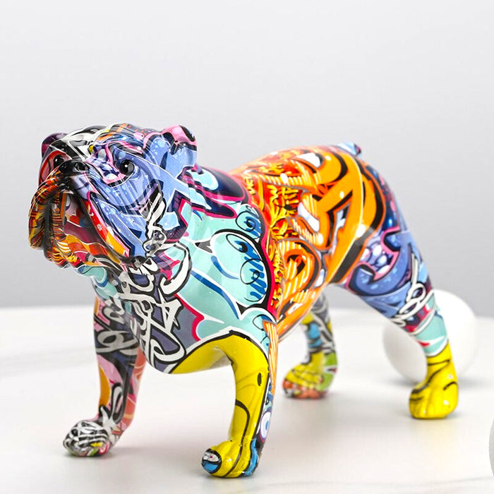 Artistic Bulldog Figurine