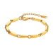Unique Gold Chain Link Bracelet – 3mm Stainless Steel