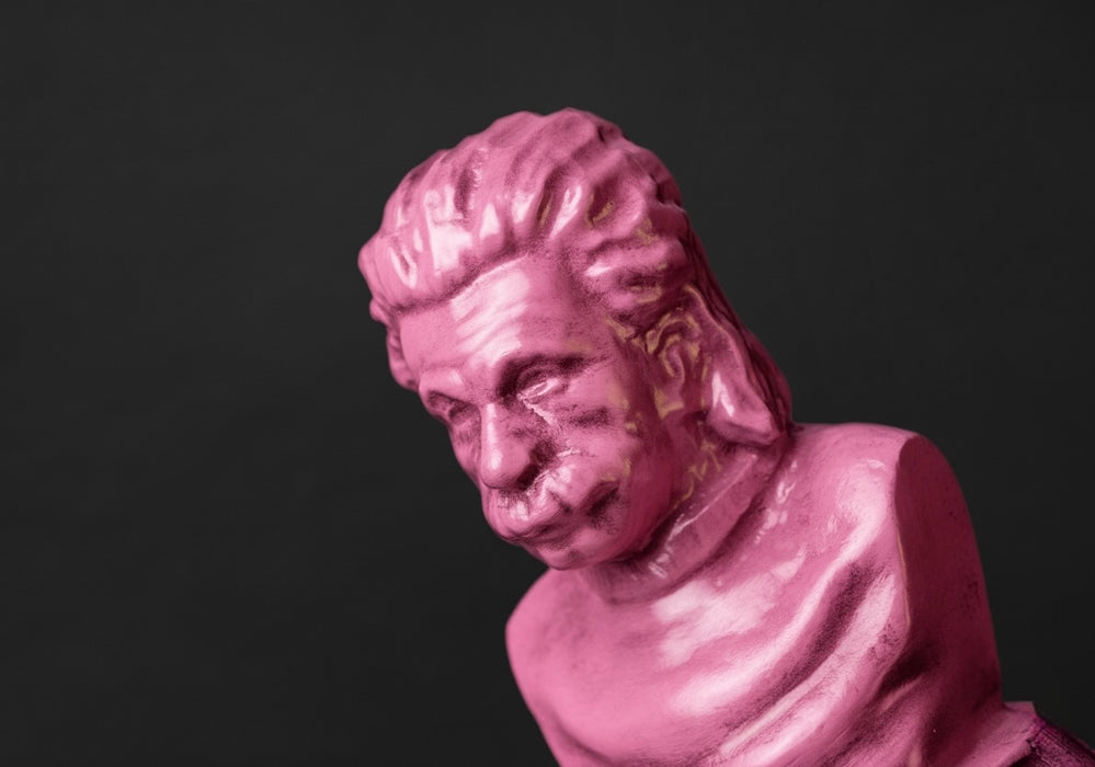 Unique Postmodern Walking Stick with Ergonomic Carving