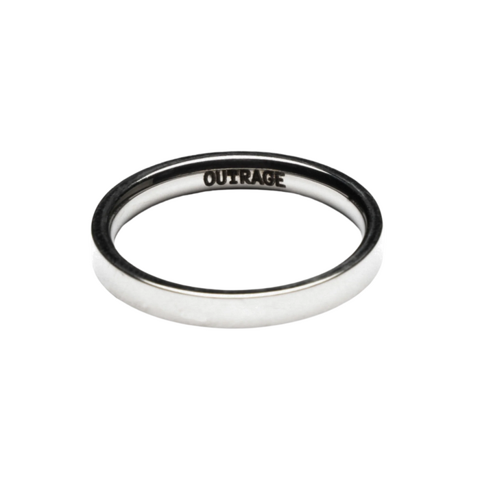 Silver Minimalistic Band Ring 3MM