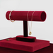 Velvet Jewelry Display Stand T-Bar Bracelet and Watch Holder