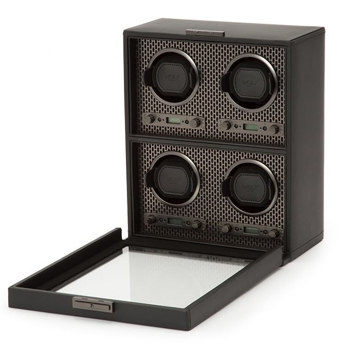 Wolf - Axis 4-Unit Watch Winder | 469503