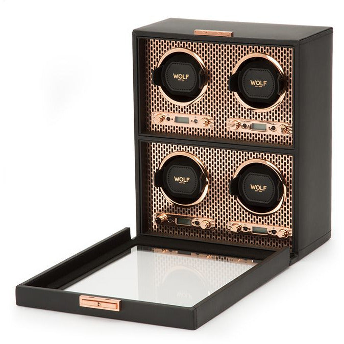 Wolf - Axis 4-Unit Watch Winder | 469516