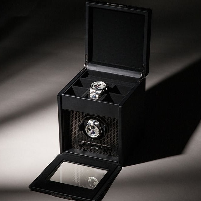 Wolf - Axis Single Watch Winder with Storage | 469203