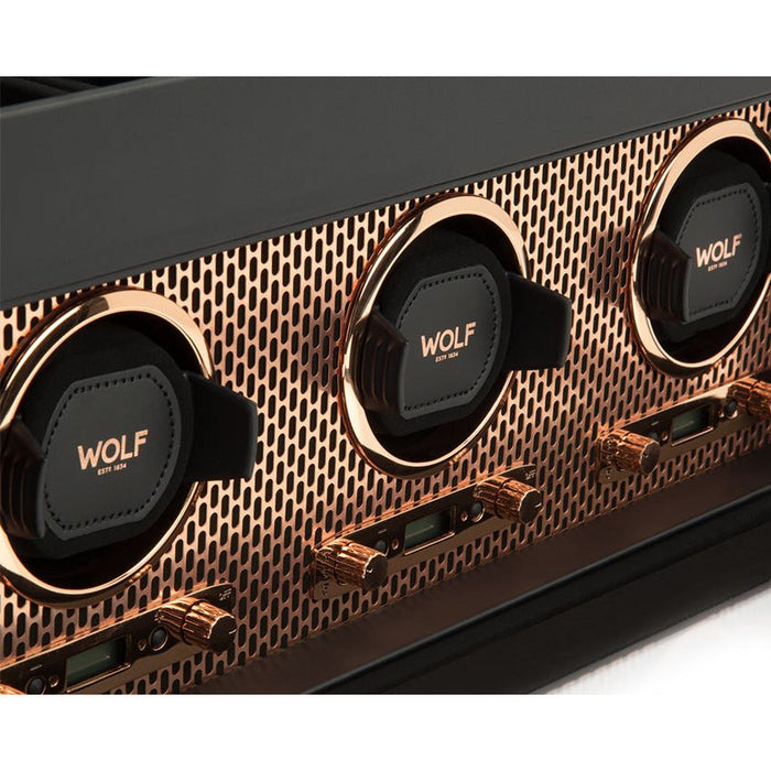 Wolf - Axis Triple Watch Winder with Storage | 469416