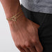 OT Rope Bracelet – 14K Gold Coated, 3mm 925 Silver