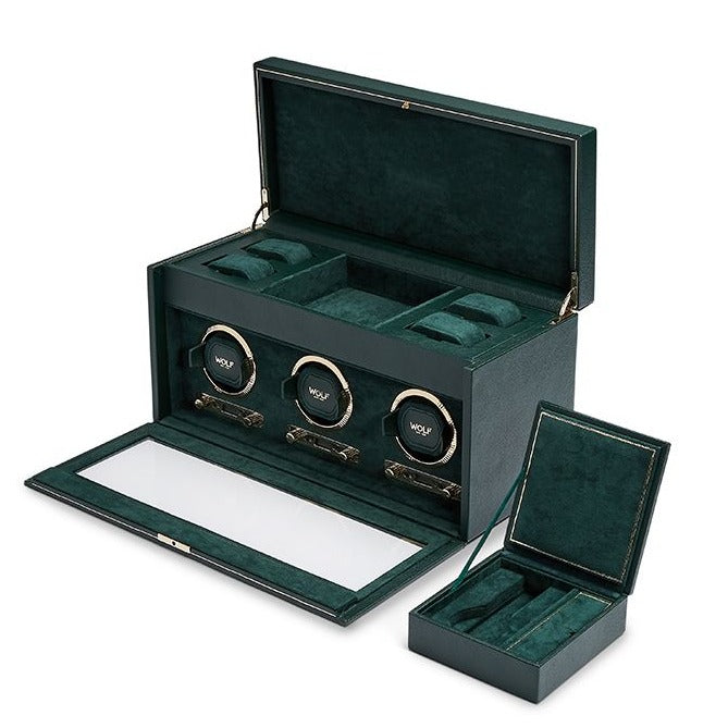 Wolf - British Racing Triple Watch Winder | 792341