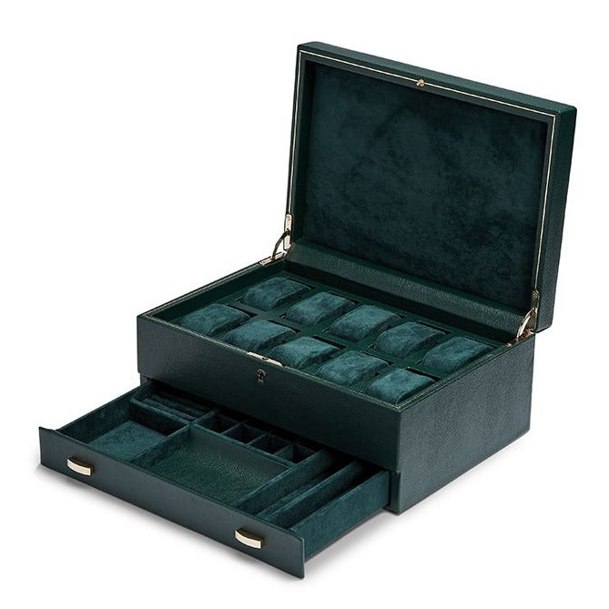 Wolf - British Racing 10-Unit Watch Box with storage | 792841