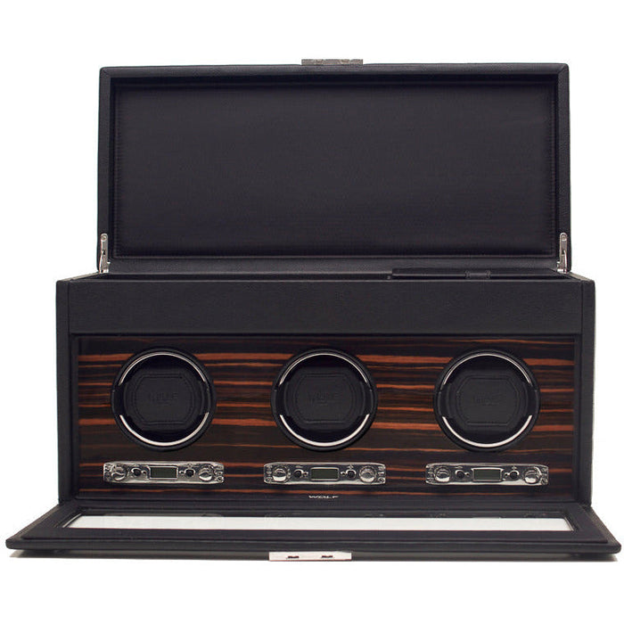 Wolf - Roadster Triple Watch Winder with Storage | 457356