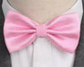Deluxe Pre-Tied Pink Bow Tie for Classy Men - Elegant Formal Accessory