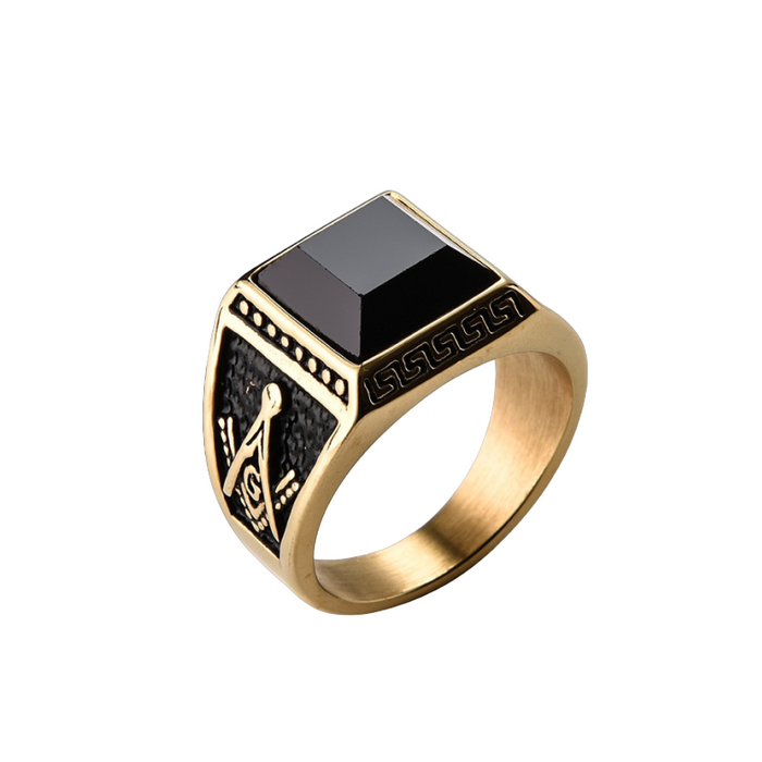 Freemason Ring | Gold