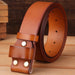 Durable leather belts for men