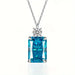 925 Silver Moissanite Pendant Necklace – Exclusive Design Jewelry