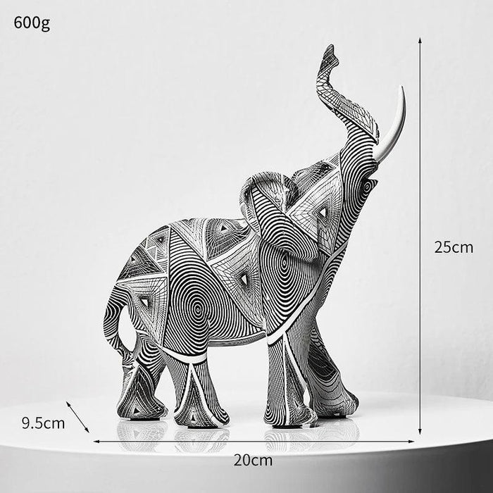 Abstract Elephant Statue