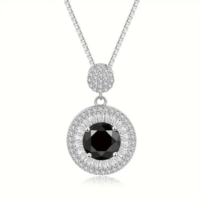 Golden Plated 925 Sterling Silver 6.2g Pendant with 2 Carat Moissanite