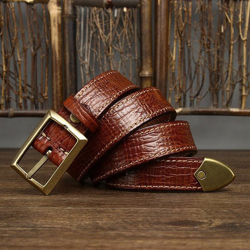 Plaid belts for women