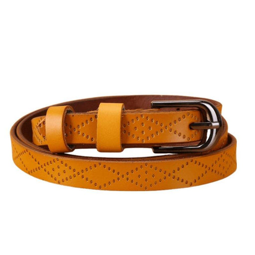 Plaid belts for women