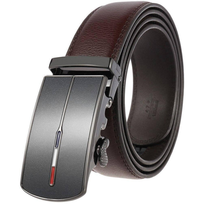 Affordable Men's Leather Suit Belt, Novak Model