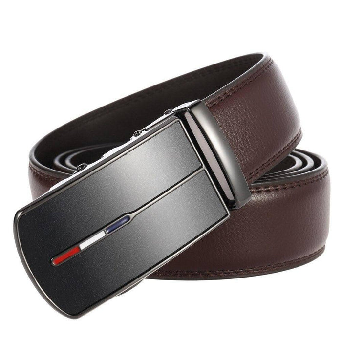 Affordable Men's Leather Suit Belt, Novak Model