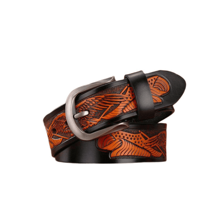 Affordable Western Leather Belt For Men, Nukka Model