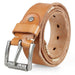 Aged and Raw Leather Belt, For Men, Luka Model