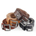 Aged and Raw Leather Belt, For Men, Luka Model