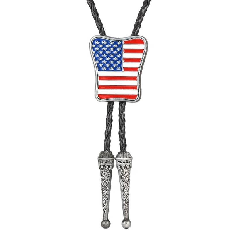 Bolo Flag Rms American Flag Bolo Tie