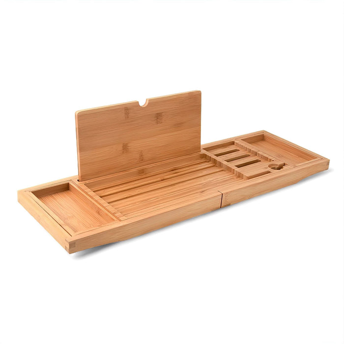 Adjustable Wooden Bathtub Caddy – Elegant Spa Tray