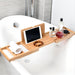 Adjustable Wooden Bathtub Caddy – Elegant Spa Tray