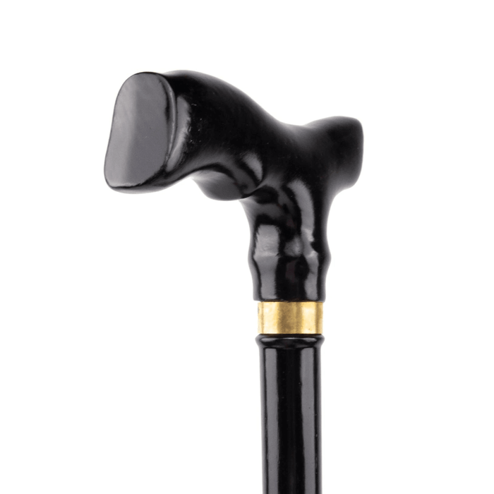 Anatomic Derby Walking Cane Hand Carved Classic Style