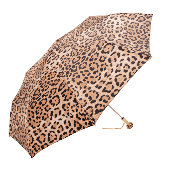 Animalier Leo Jewel Brass Unique Folding Umbrella