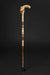 Antique Folk Art Cane Walking Stick Old Men Hand Carved