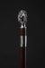 Antique Silver Lion Walking Cane, English Stick