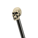 Art Black Skull Head Walking Stick, Designer Skull