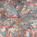 Art Vintage Floral Print Umbrella For Women, Handmade