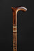 Art Walking Cane for Ladies Poppies, Flower Wooden Stick