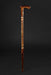 Art Walking Cane for Ladies Poppies, Flower Wooden Stick