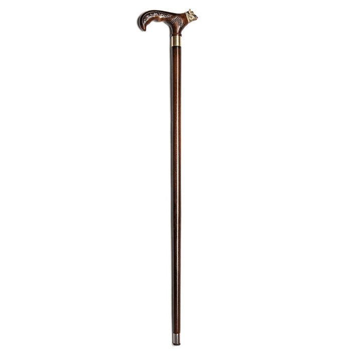 Boar Walking Stick, Wooden Walking Cane - Design Canes